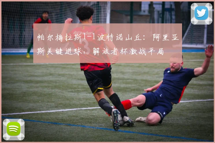帕尔梅拉斯1-1波特诺山丘：阿里亚斯关键进球，解放者杯激战平局